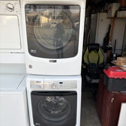 Maytag Stackable Washer And Gas Dryer 