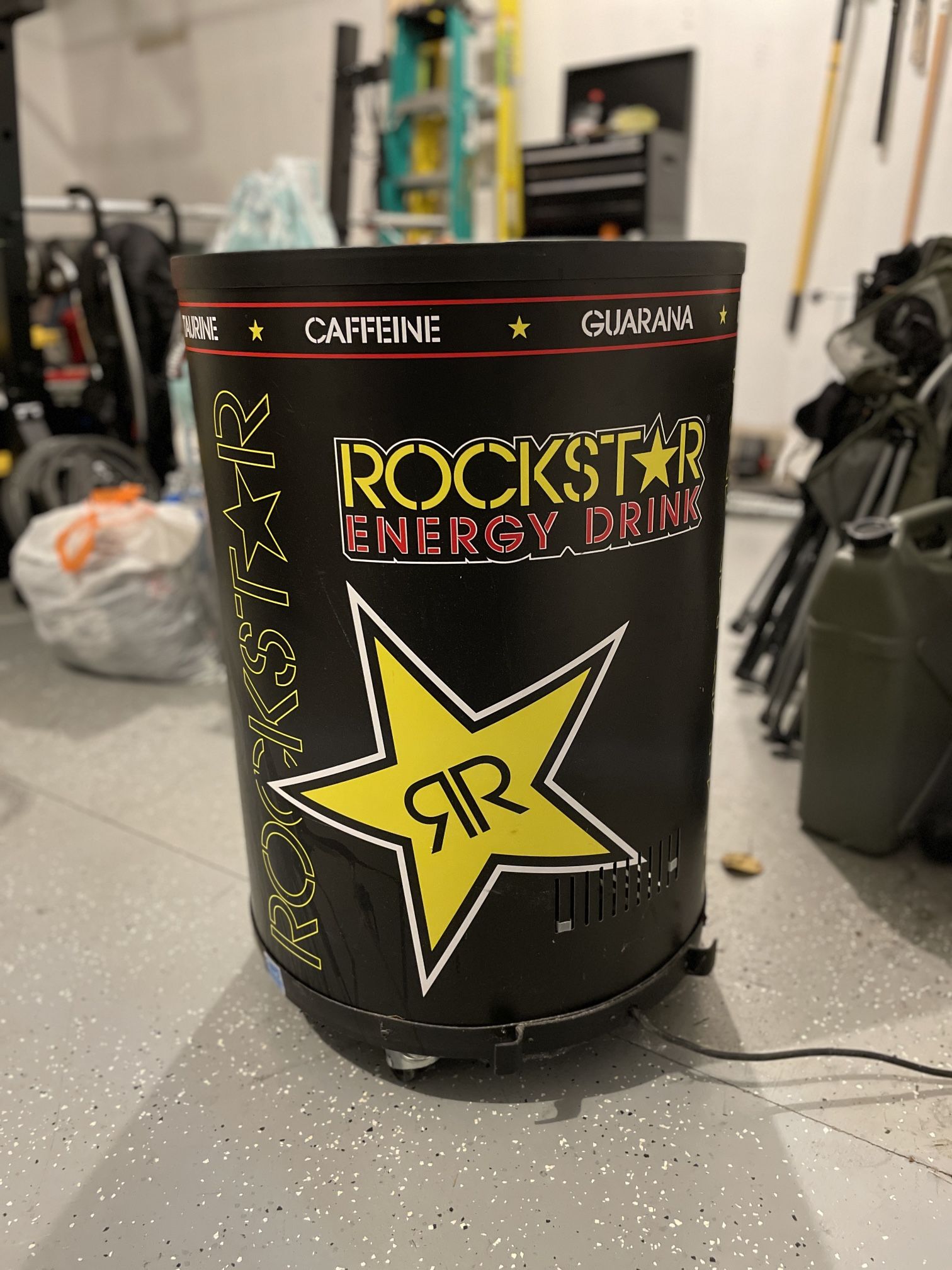 $50 Rockstar Cooler On Wheels