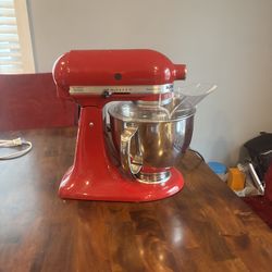 🔥 KitchenAid Artisan Stand Mixer – Red – Excellent Condition
