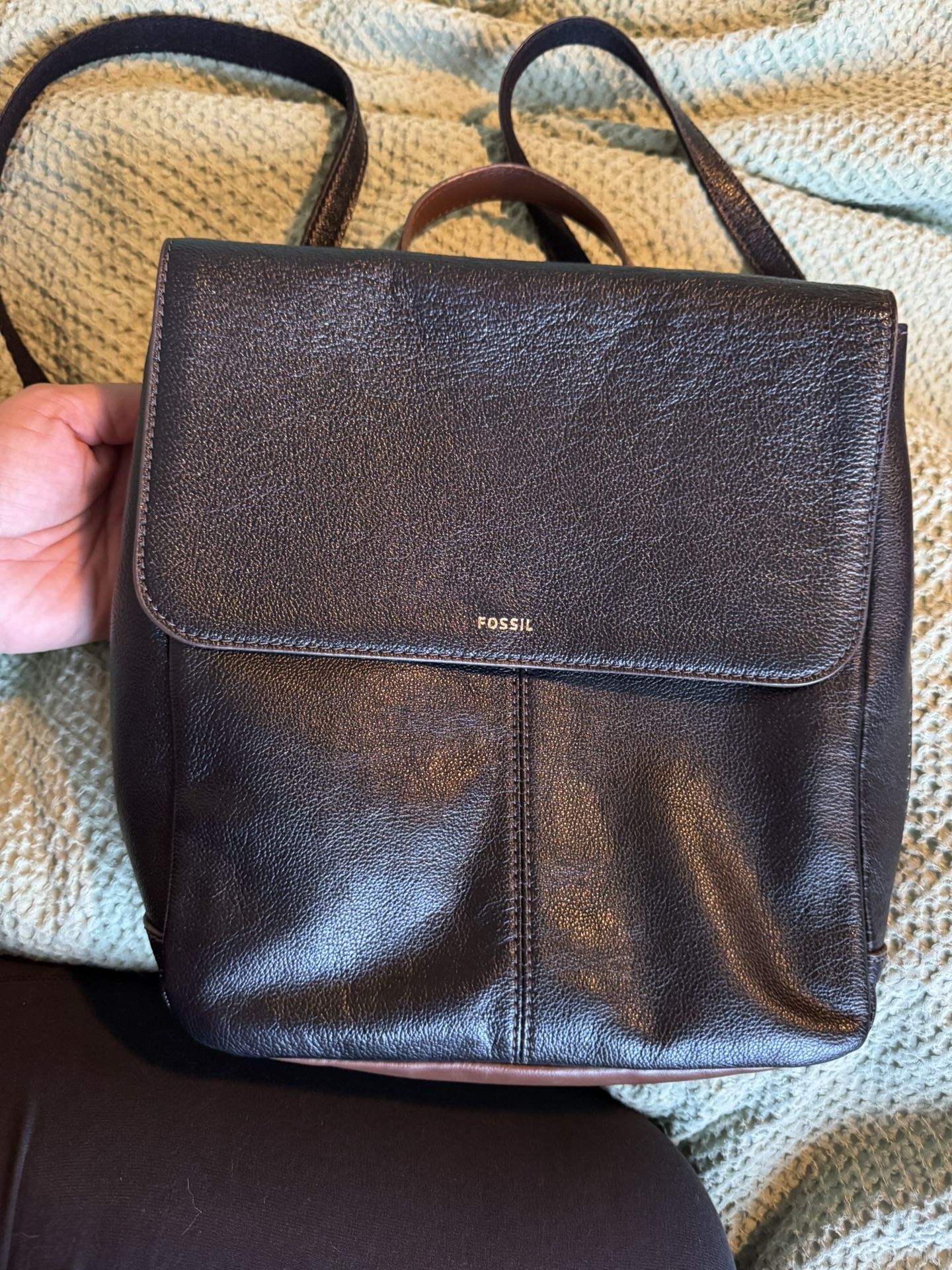 Fossil- Leather Backpack Purse