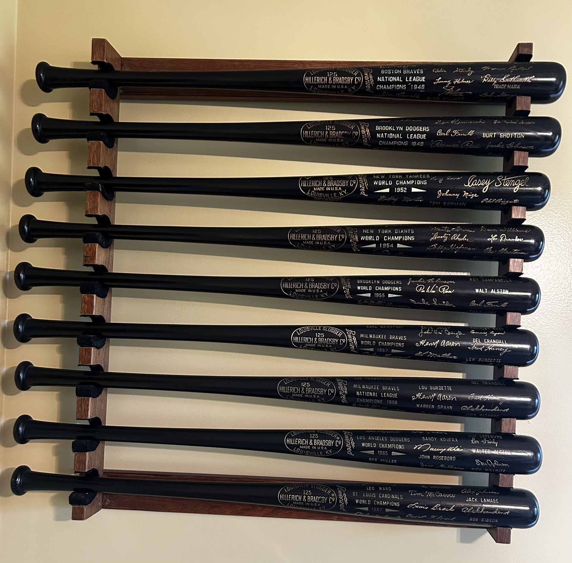 Championship Bats Collection