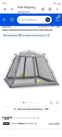 10 X 10 Screen Tent