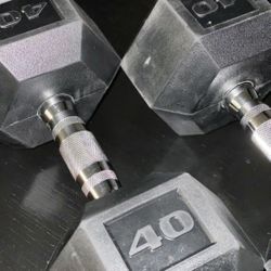 40 Lb Set Of Two Dumbbells