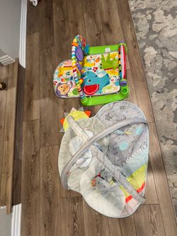 Purple Monkey piano & Cloud play mat