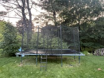 AlleyOOP 10'×17' Rectangle Trampoline with Enclosure by