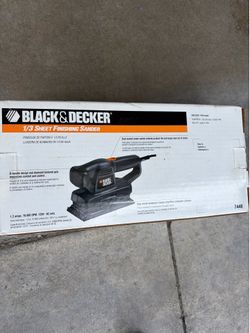 Black and decker sander