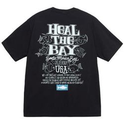 STUSSY HEAL THE BAY TEE SIZE LARGE