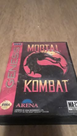 Original Mortal Komat for Sega Genesis