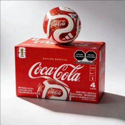 Coca-Cola Special Addition FIFA mini   soccer ball box set.