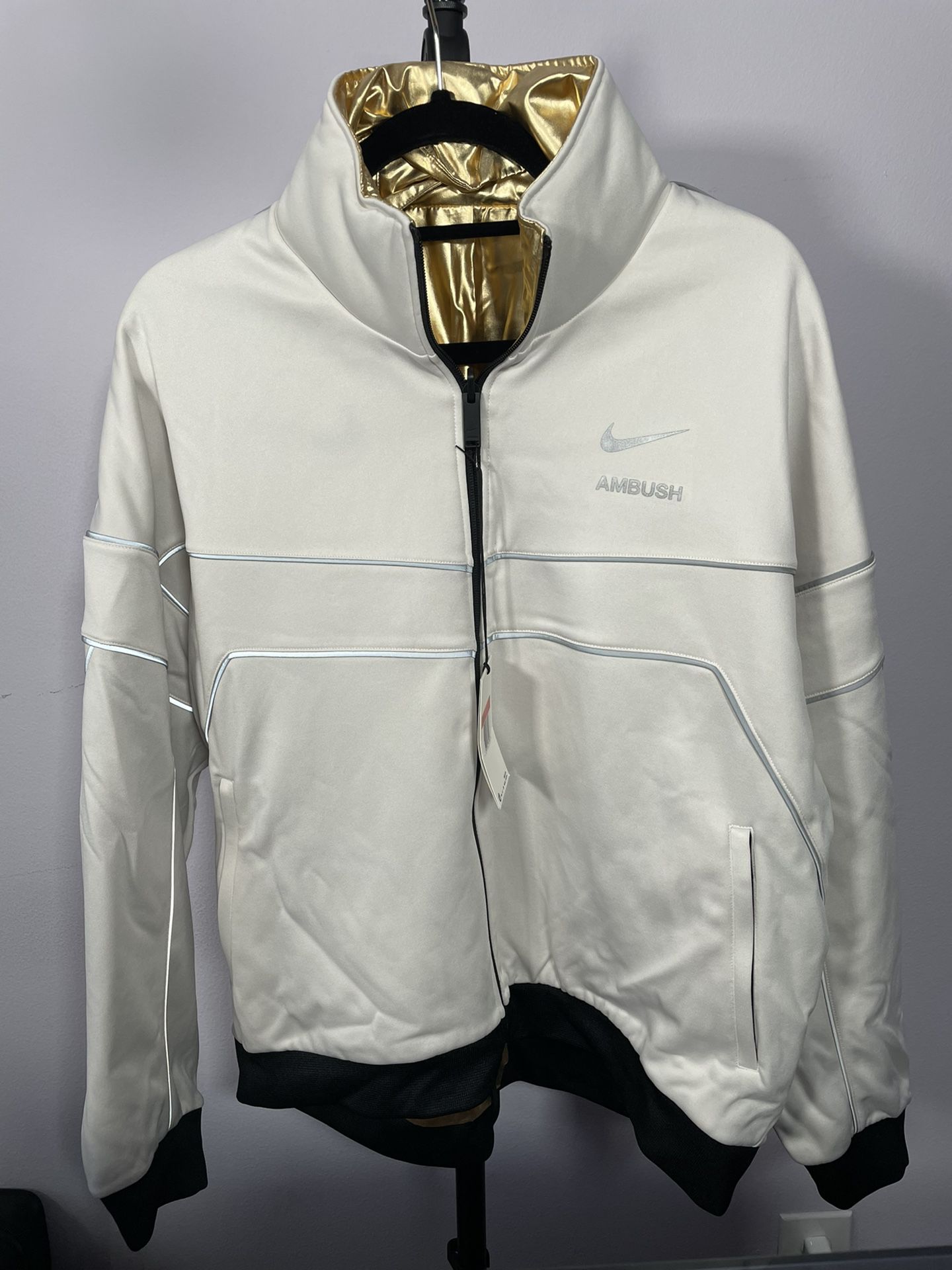 Brand New, Nike Women's Large L, Yoon Ambush Jacket, White Gold for Sale in  Hacienda Heights, CA - OfferUp
