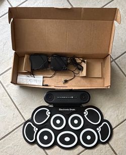 Roll-Up Electronic Drum Pad Kit