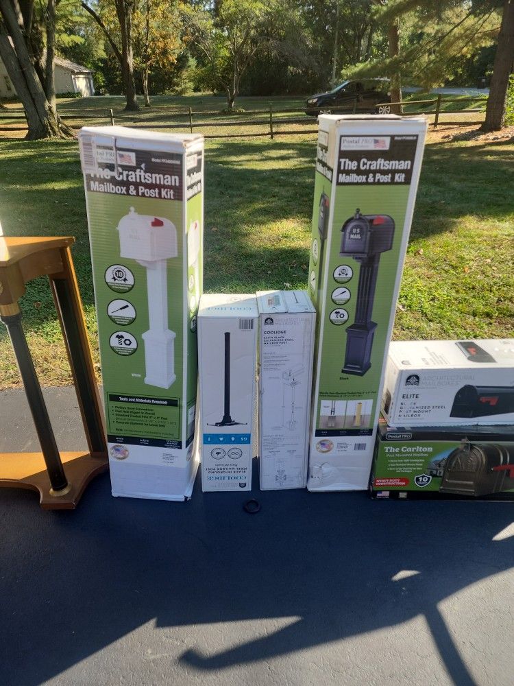 Brand New Mail Boxes (White & Black)