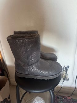 Grey Sparkly Uggs for Women