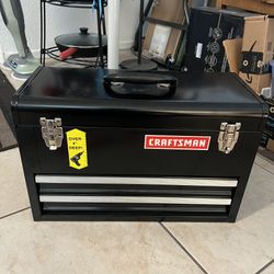 Vintage Craftsman 2 Drawer Mechanic's Tool Storage Chest Box