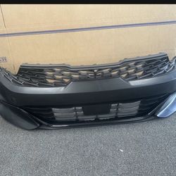 For 2021 2022 Kia GT K5 Front Bumper Assembly With Grille And Side Marked Lights 