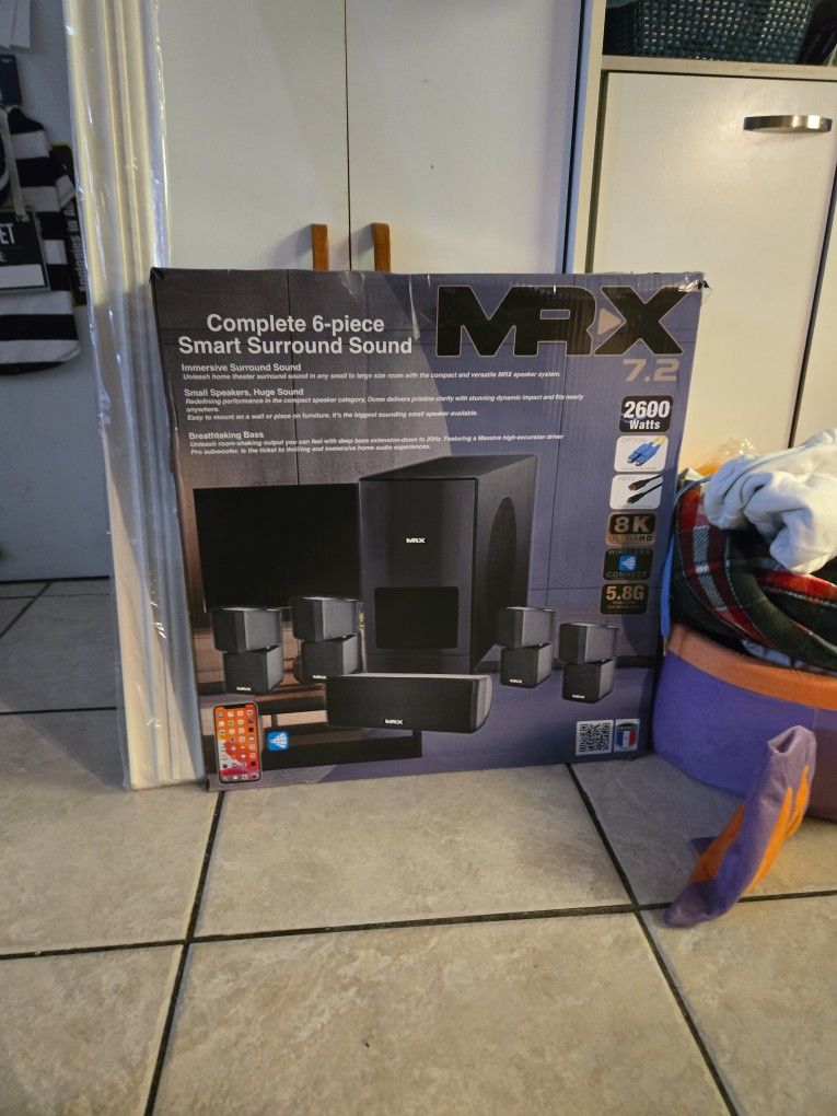 MRX 7.2 complete 6 piece smart surround sound system