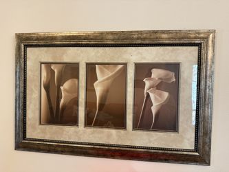 Lillies Flower tri photo print