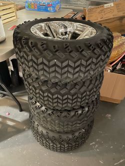 4 Golf cart wheels - 23x10-14