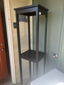 Great moving deal great condition black shelf stand