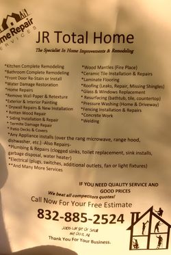 Total Home Improvements & Remodeling