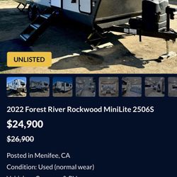 2022 Rockwood MINILITE 2506s