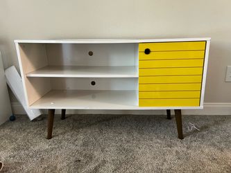 Mid century entertainment center