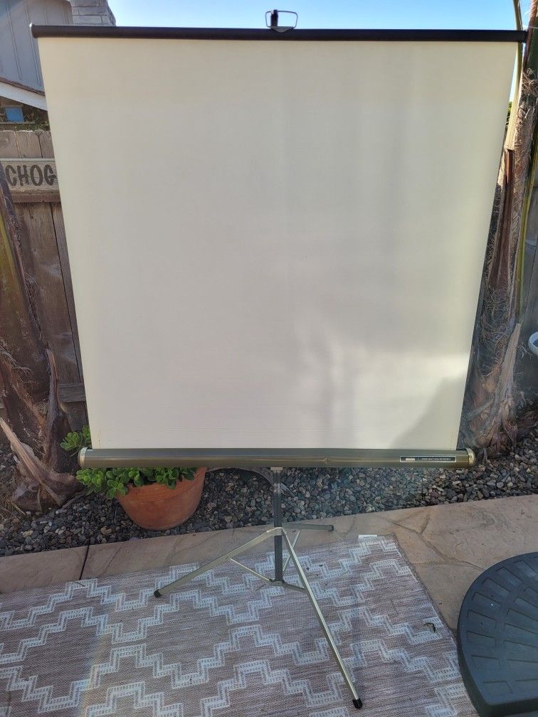 Vintage Portable Projector Screen