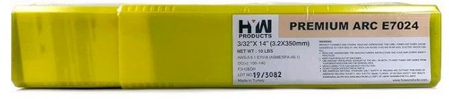 E7024 3/32" Premium Stick Electrode Welding Rods 10lbs