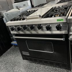 Viking Professional Black Range 36” Wide Gas