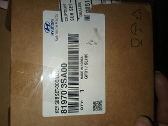 Hyundai Sonata Key Set And Door Lock