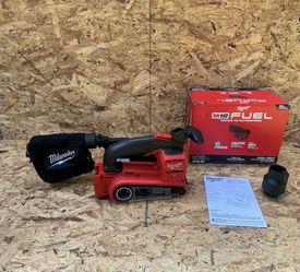 Milwaukee 3”x 18” Belt Sander M18 Fuel Model 2832-20 (Tool Only)