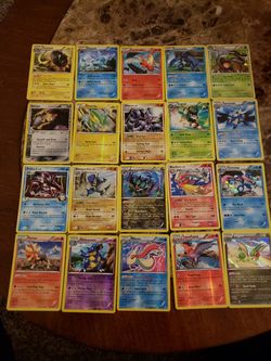 Pokemon Holo cards, Glaceon, persian,pyroar, nidoqueen, gliscor