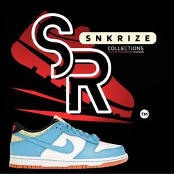 Kyrie Irving x Dunk Low SE GS 'Baltic Blue Gum' | Size 7Y