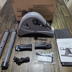 New Motorized Mini Exercise Bike Pedal - 6 Level Speed Adjustments