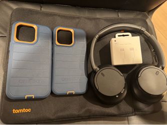 Apple, Sony, OtterBox, Tomtoc • Assorted Tech Bundle • Please see description