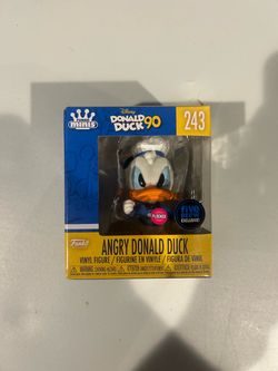 Funko Minis Disney Donald Duck 90th – Angry Donald Duck #243 Flocked Five Below Exclusive