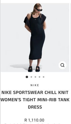 Nike Sportswear Chill Knit Tight Mini-Rib Tank Dress