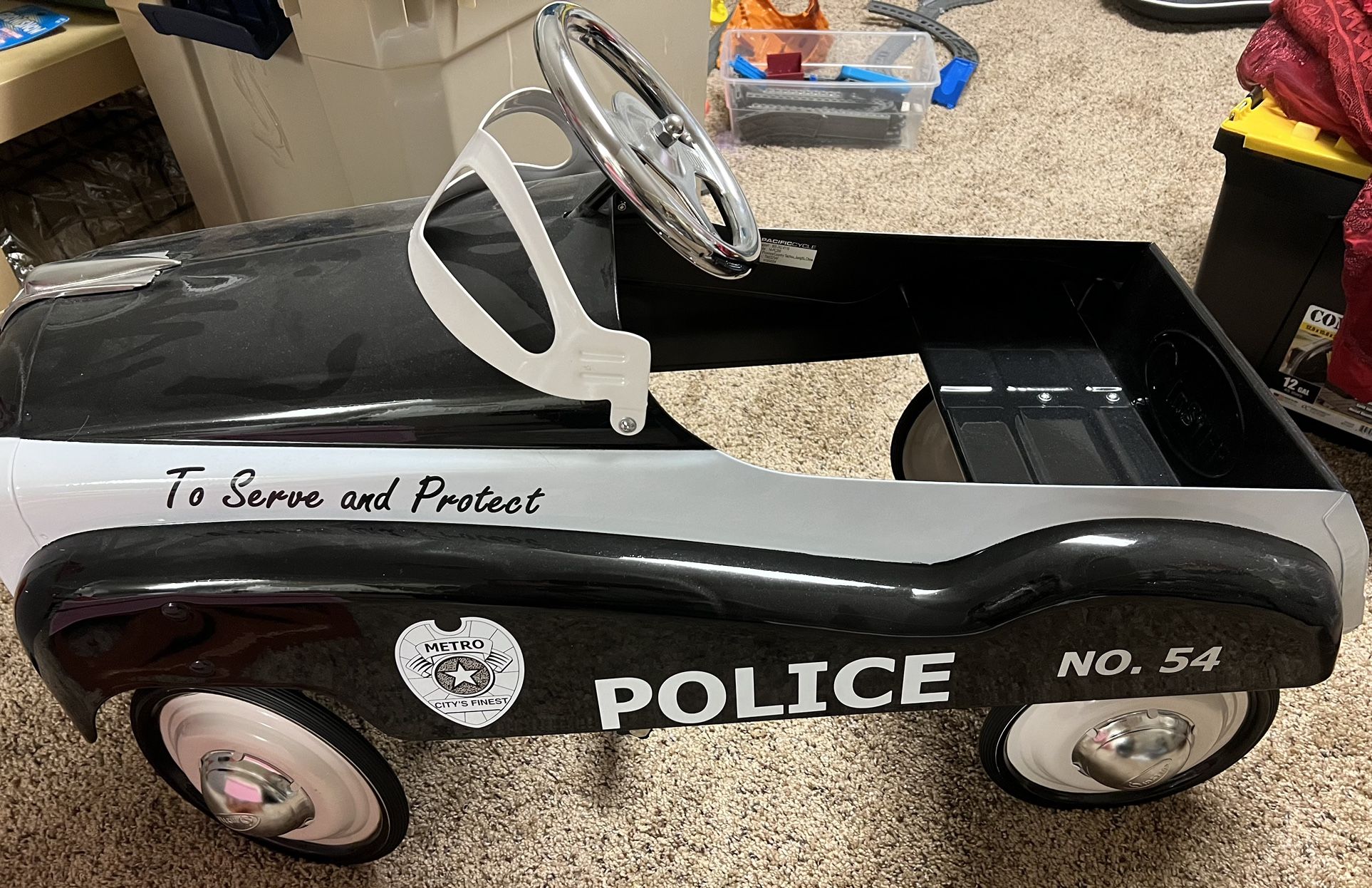 Kids Pedal Police Car