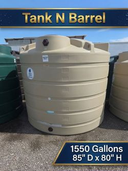 Enduraplas 1550 Gallon Premium Potable Water Tank
