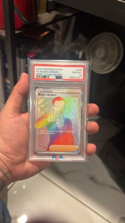Boss’s order rainbow psa 9