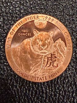Golden State Mint 2 OZ Copper Coin