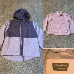 Girls Fleece And Windbreaker (5/6 T)
