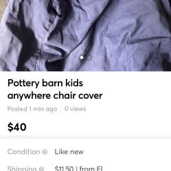 Kids Anywhere Chair Pottery Barn