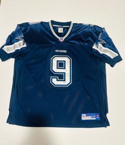 VTG Tony Romo 9 Dallas Cowboys NFL Stitched Throwback Football Jersey Mens 52
