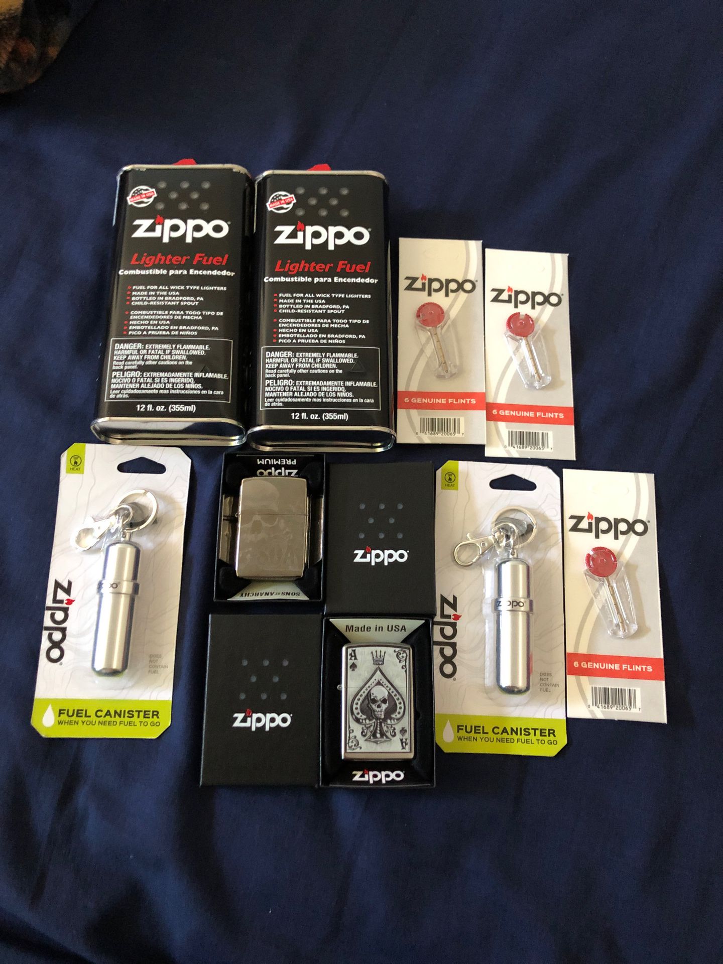 Zippo Lighter Bundle (Sold As Lot Only)