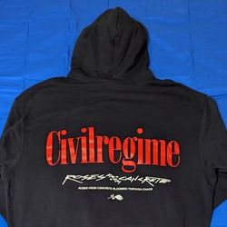 Civil Regime "Roses from Concrete" Hoodie - Black - Size XL