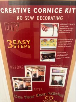 Cornice kits - curtains DYI home