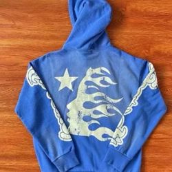 Blue He’ll star Hoodie 