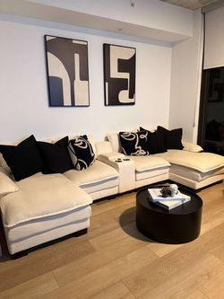 Cream couch
