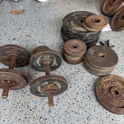 Excel Weights, Dumbbells, Curl Bar